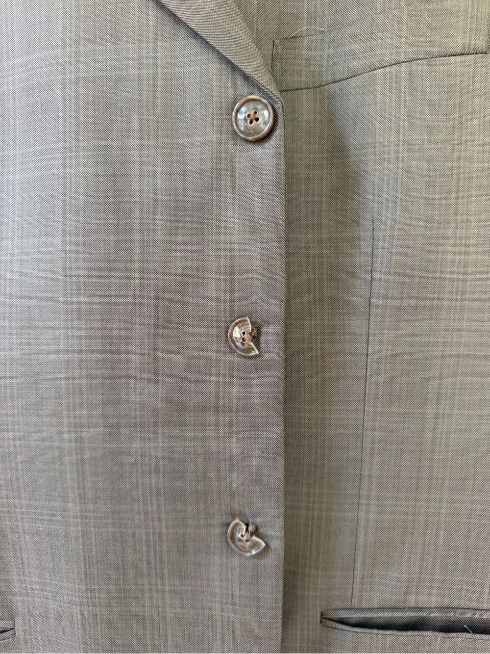 Jones New York Brown Plaid Sport Coat